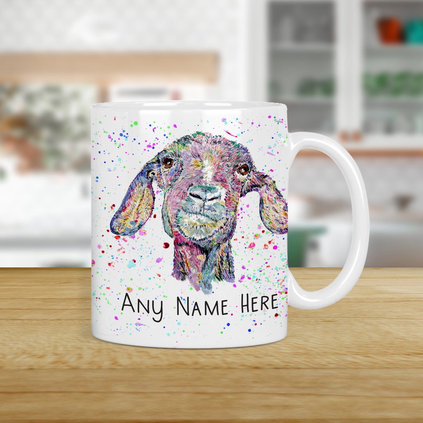 Personalised Goat Mug - 'Greatest Of All Time' Mug for Animal Lover