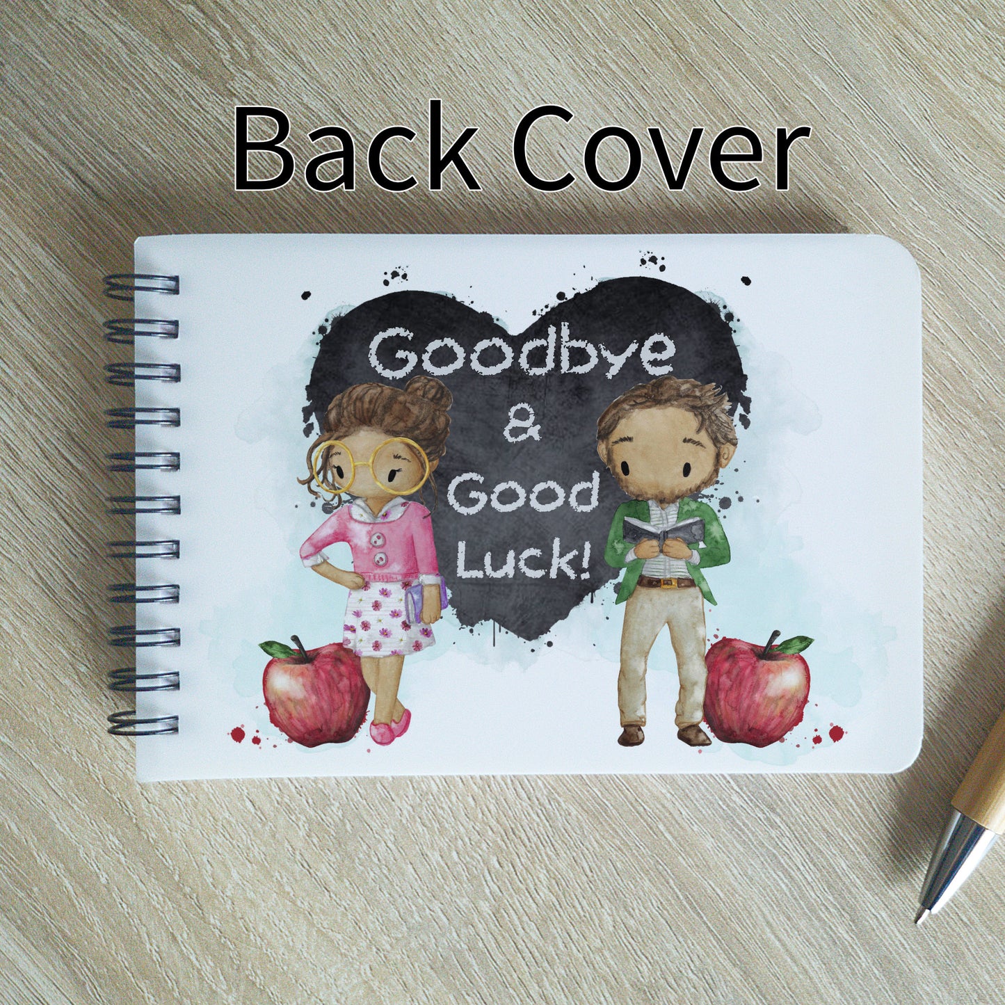School Leaver Memories & Messages Book - Pencil Tops