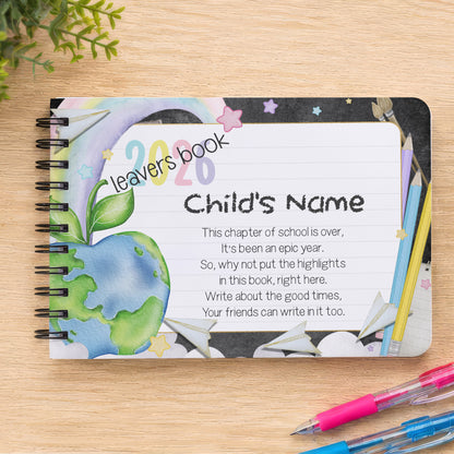 School Leaver Messages Book - Teacher's Apple