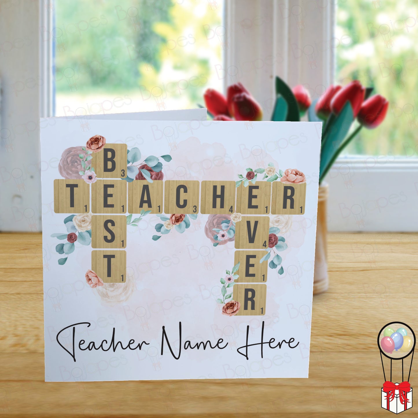 Personalised Best Teacher Card