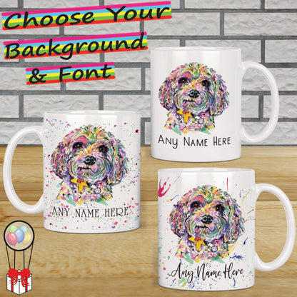 Cockapoo Personalised Cavapoo Mug - Custom Mug for Cavoodle Lover