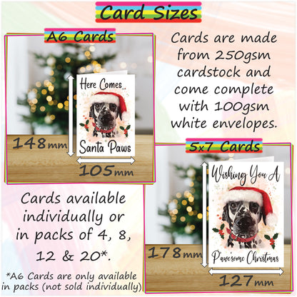 Personalised Dalmation Christmas Card - Seasons Greetings Card for Dog Lovers