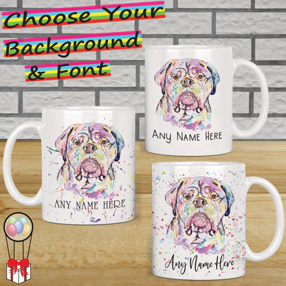 Dogue de Bordeaux Mug - Personalised Mug for Large Dog Lover