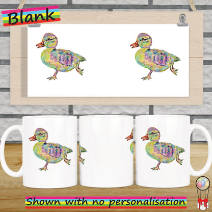 Personalised Duckling Mug - Young Duck Mug for Animal Lover