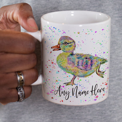 Personalised Duckling Mug - Young Duck Mug for Animal Lover