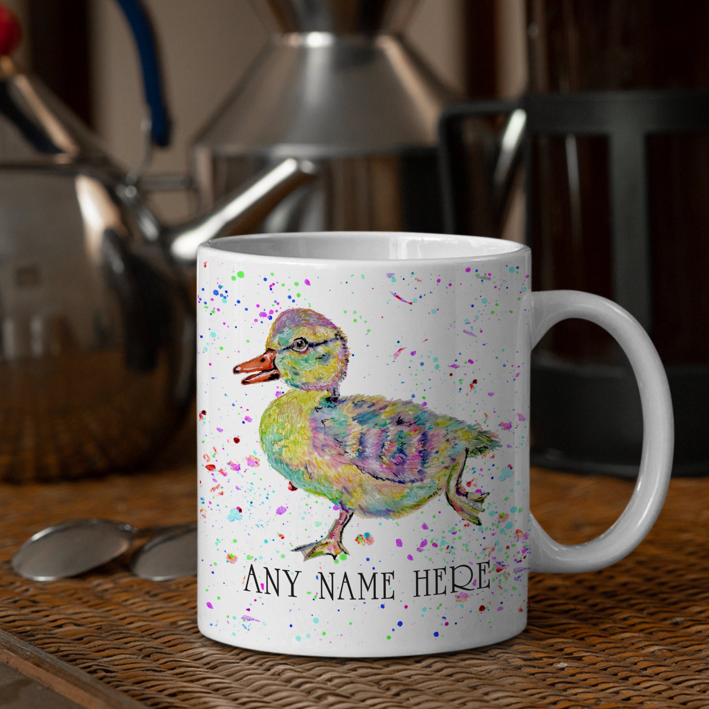 Personalised Duckling Mug - Young Duck Mug for Animal Lover