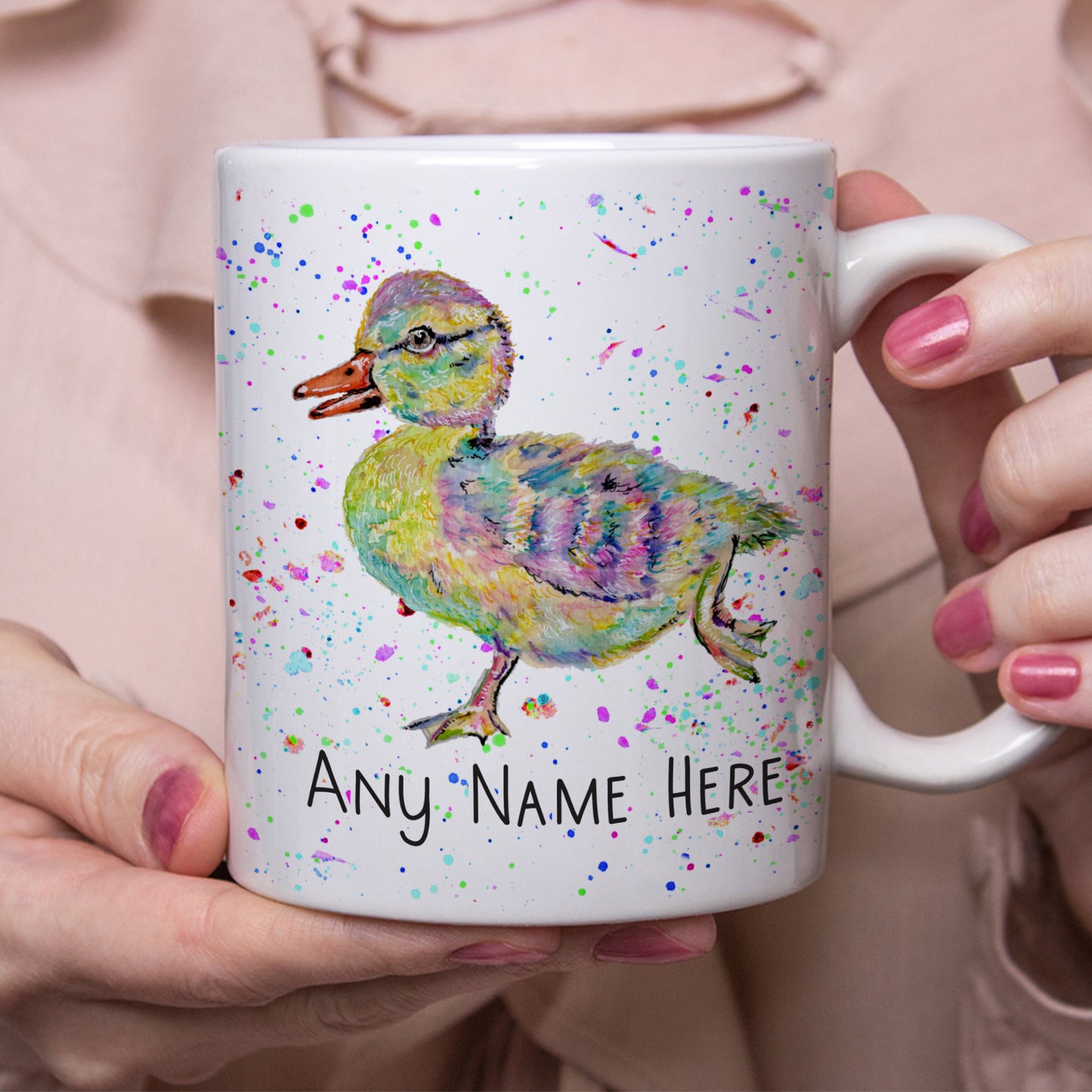 Personalised Duckling Mug - Young Duck Mug for Animal Lover