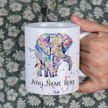 Funny Elephant Mug - Personalised Elephant Mug for Animal Lover