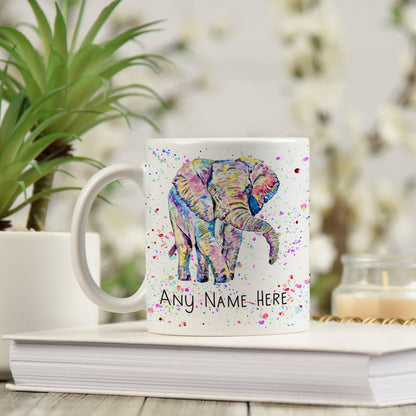 Funny Elephant Mug - Personalised Elephant Mug for Animal Lover