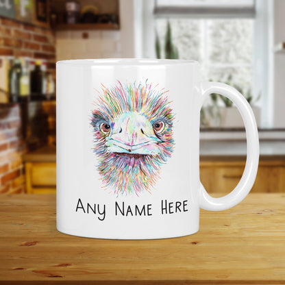 Emu Mug - Personalised Emu Mug Gift for Animal Lover