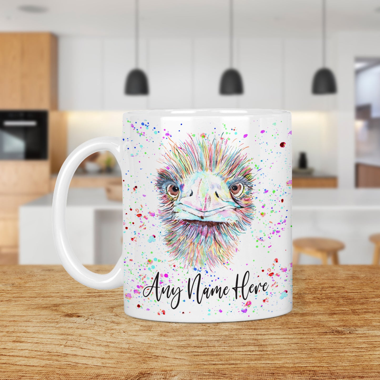 Emu Mug - Personalised Emu Mug Gift for Animal Lover