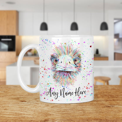 Emu Mug - Personalised Emu Mug Gift for Animal Lover