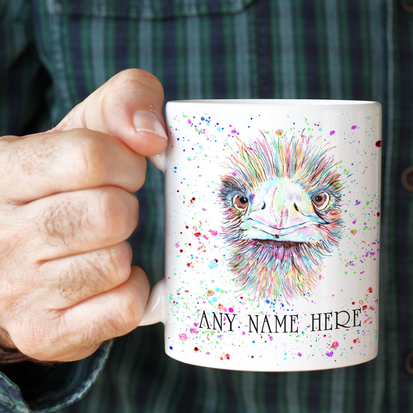 Emu Mug - Personalised Emu Mug Gift for Animal Lover