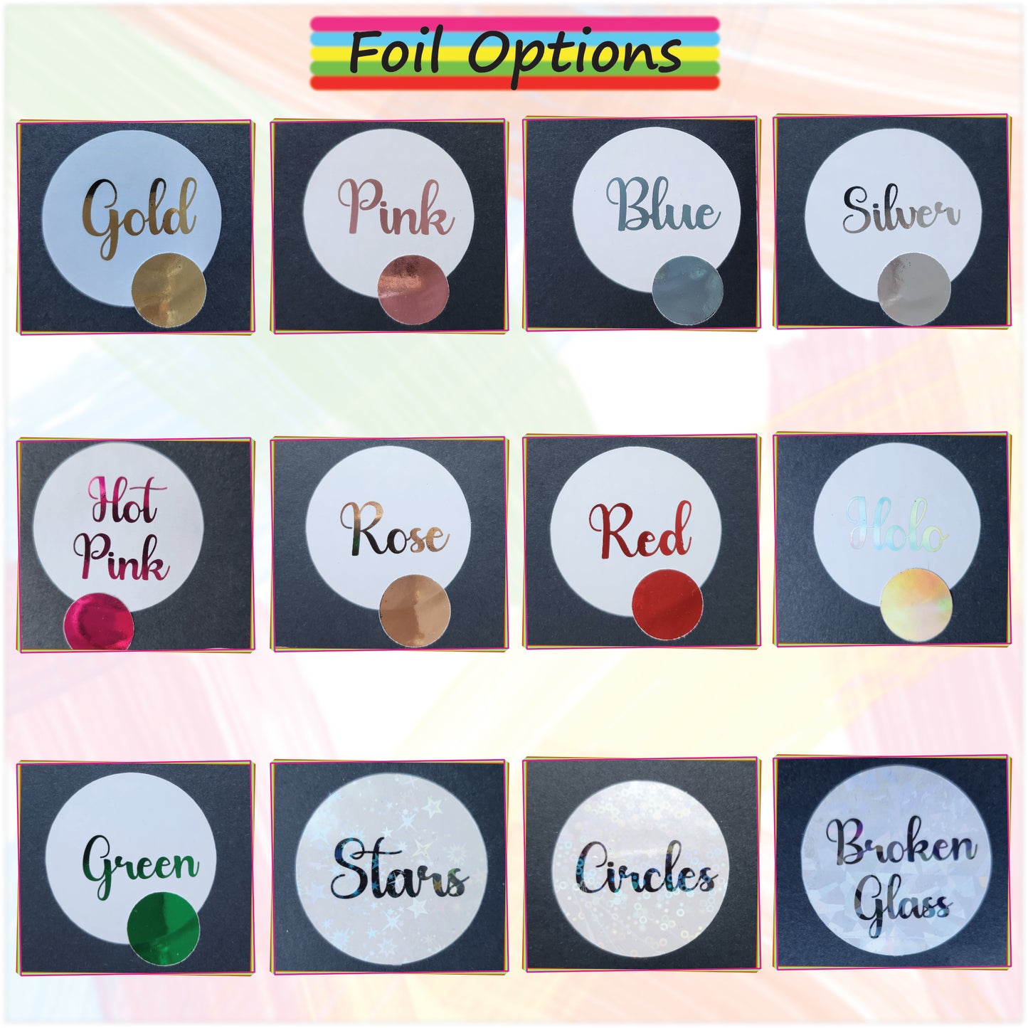 Personalised Logo Stickers - Customised A4 Sheet Circle Round Stickers