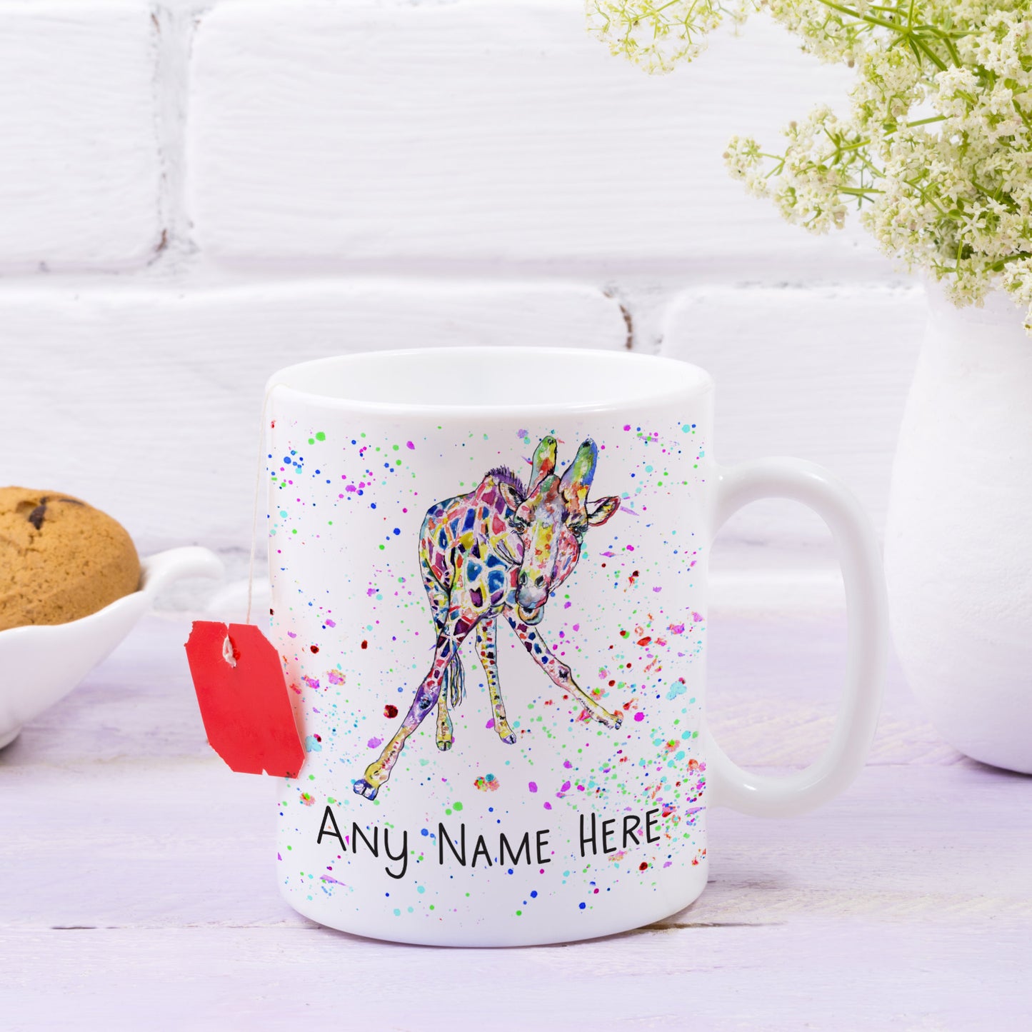 Giraffe Mug - Personalised Giraffe Mug Gift for Animal Lover