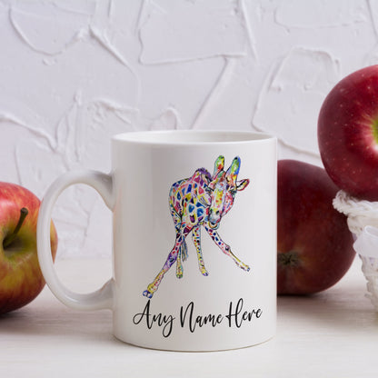 Giraffe Mug - Personalised Giraffe Mug Gift for Animal Lover