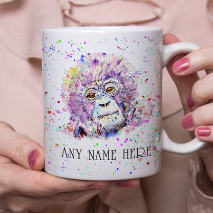 Young Gorilla Mug - Cute Baby Gorilla Mug Gift for Wild Animal Lover