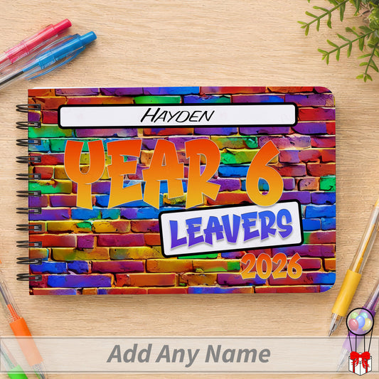 School Leaver Graffiti Messages Book