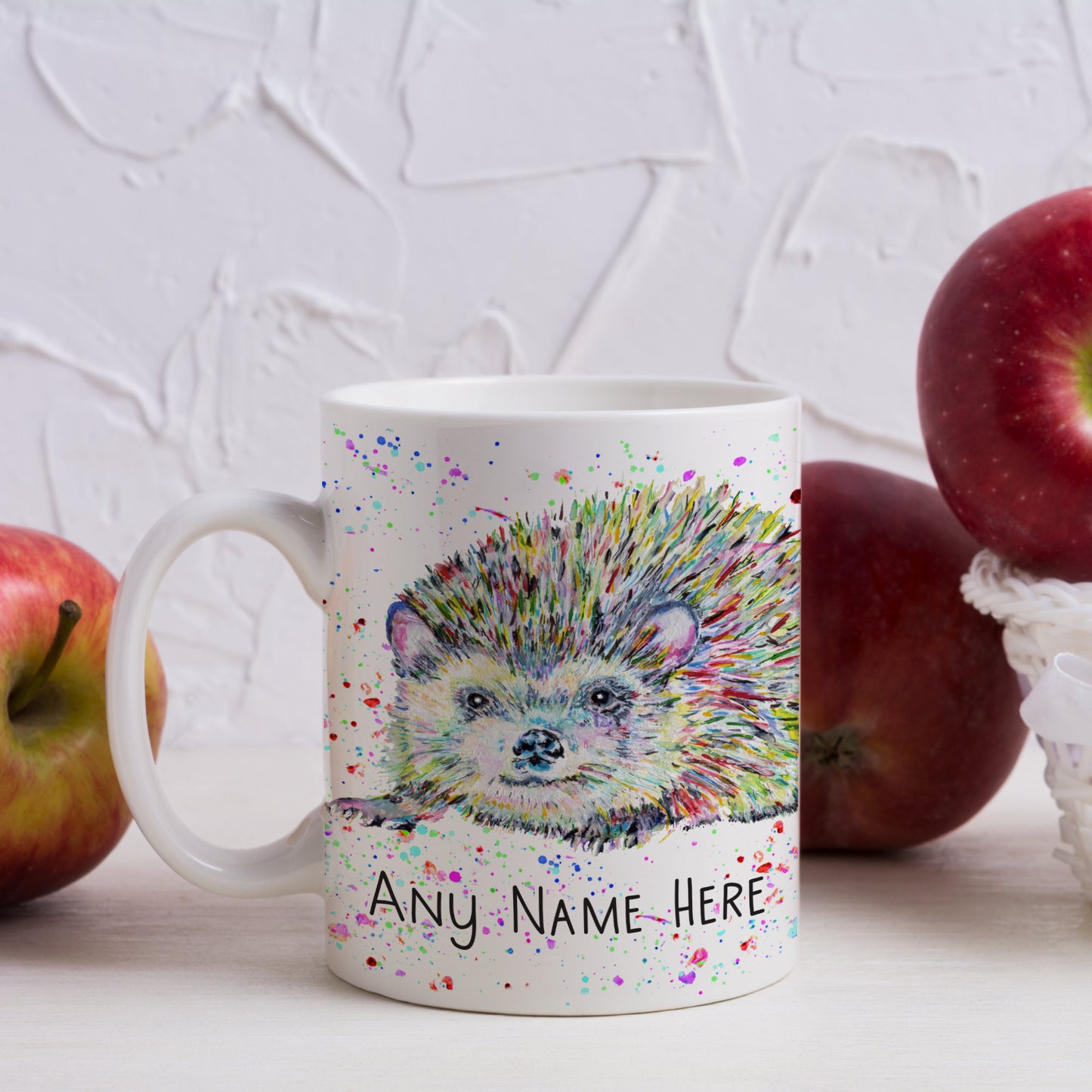 Hedgehog Mug - Personalised Hedgehog Mug Gift for Animal Lover