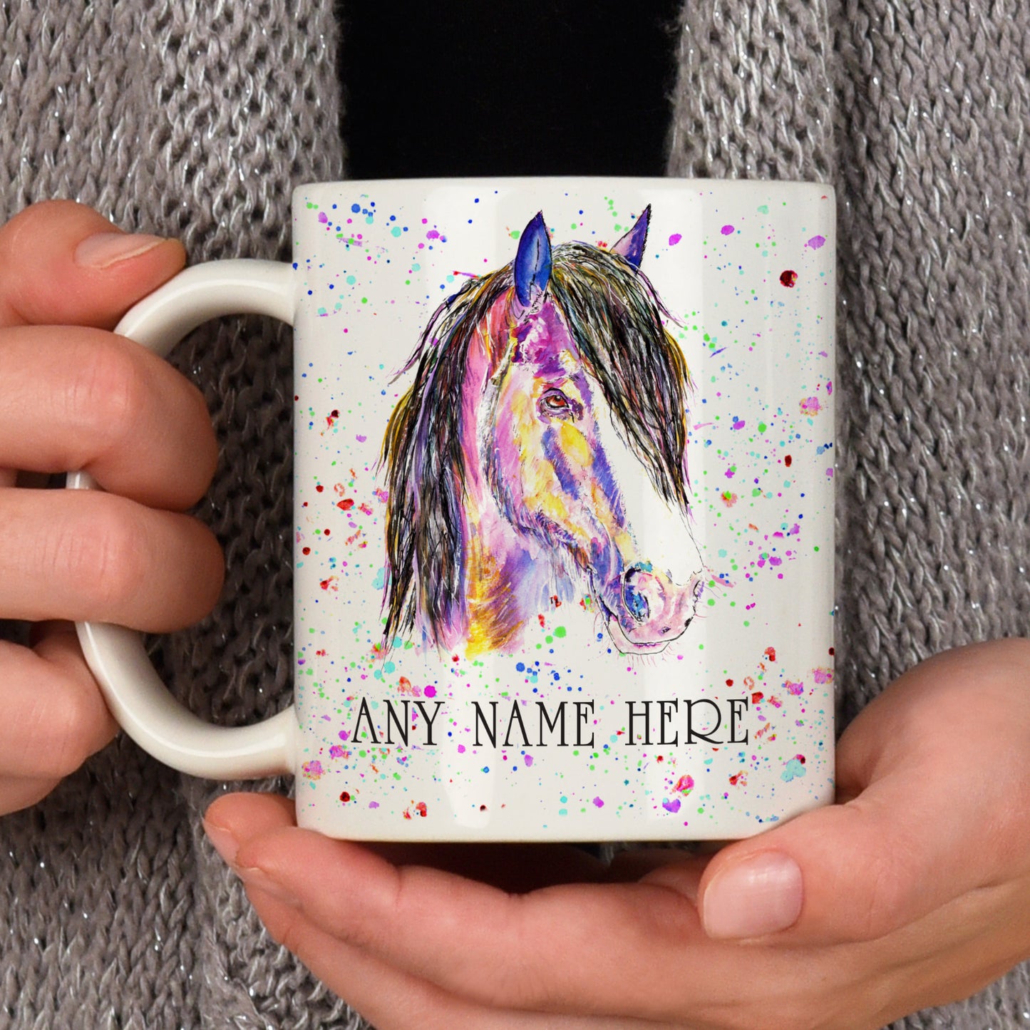 Personalised Horse Mug - Pony Mug Gift for Horse Lover