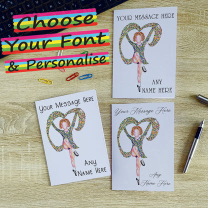 Irish Dancer Card - Personalised Greeting Card for Irish Dance Lover