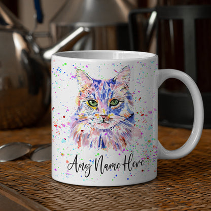 Ragdoll Cat Mug - Longhaired Kitty Mug for Cat Lover