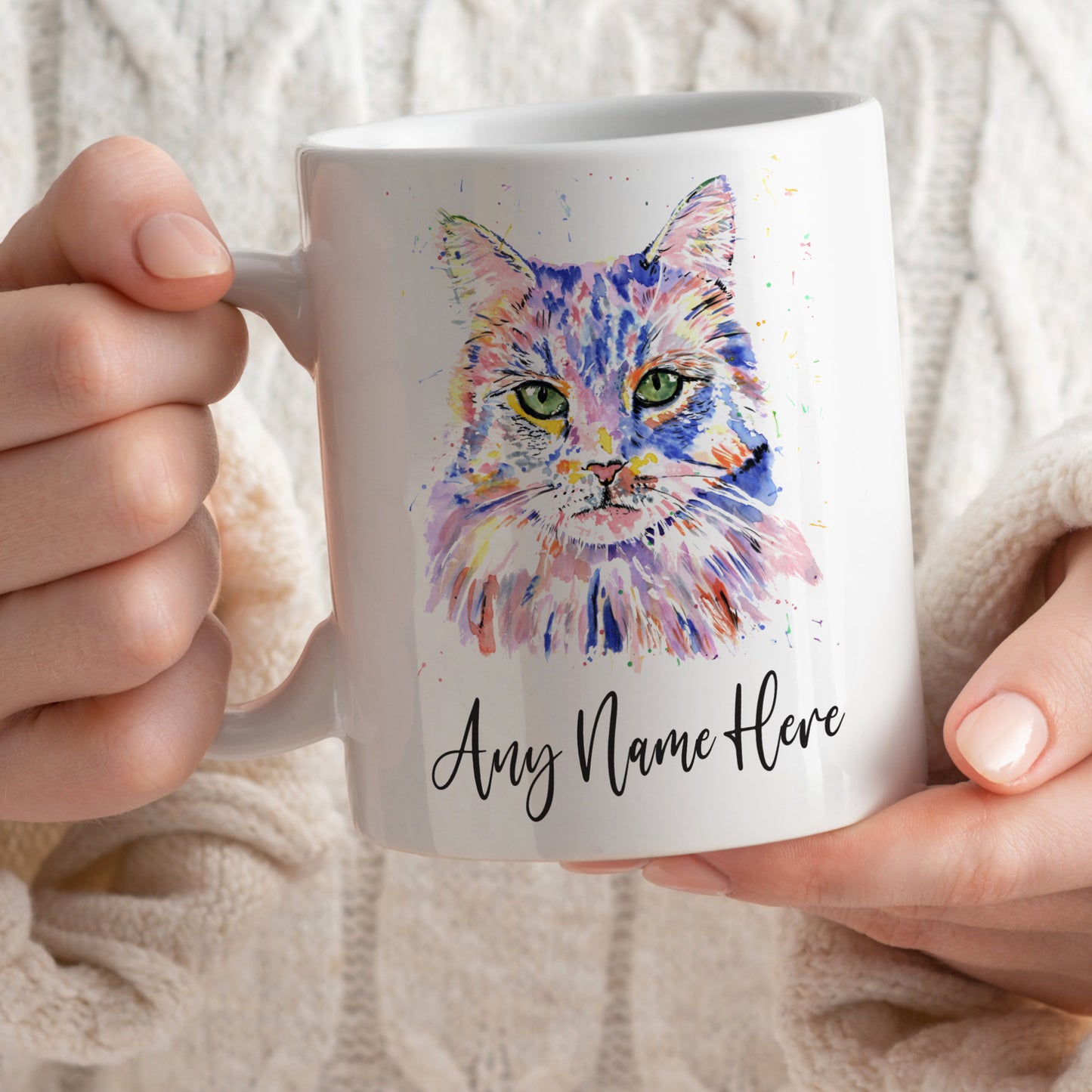 Ragdoll Cat Mug - Longhaired Kitty Mug for Cat Lover