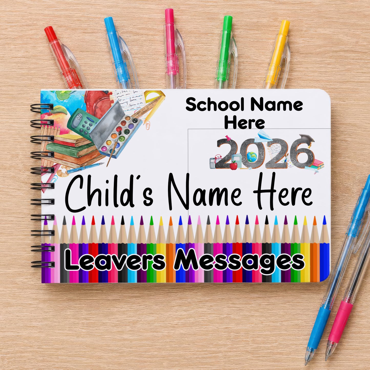 School Leaver Messages Book