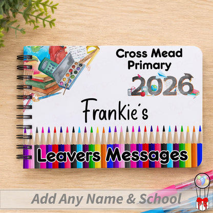 School Leaver Messages Book
