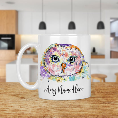 Personalised Owl Mug - Mug Gift for Wildlife Lover