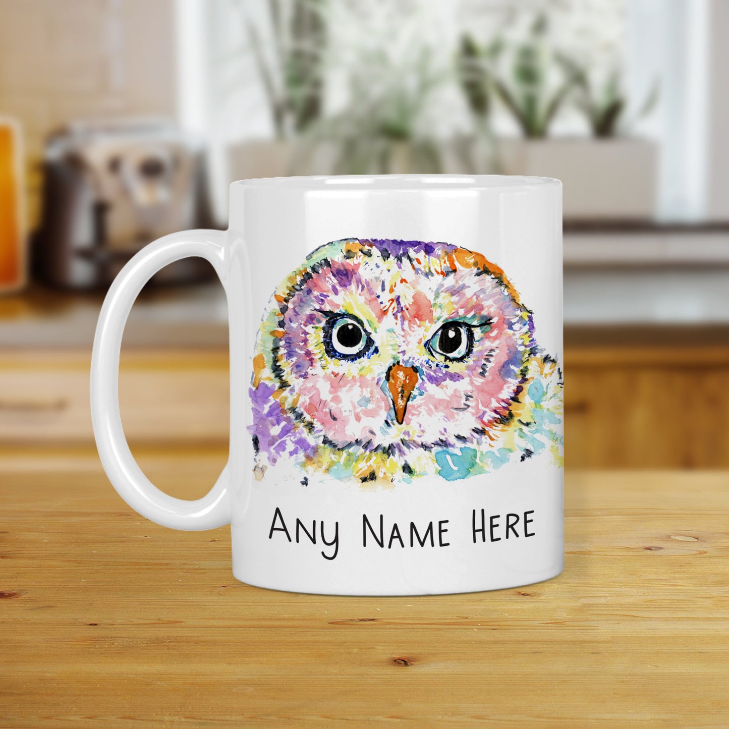 Personalised Owl Mug - Mug Gift for Wildlife Lover