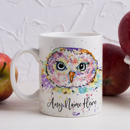 Personalised Owl Mug - Mug Gift for Wildlife Lover