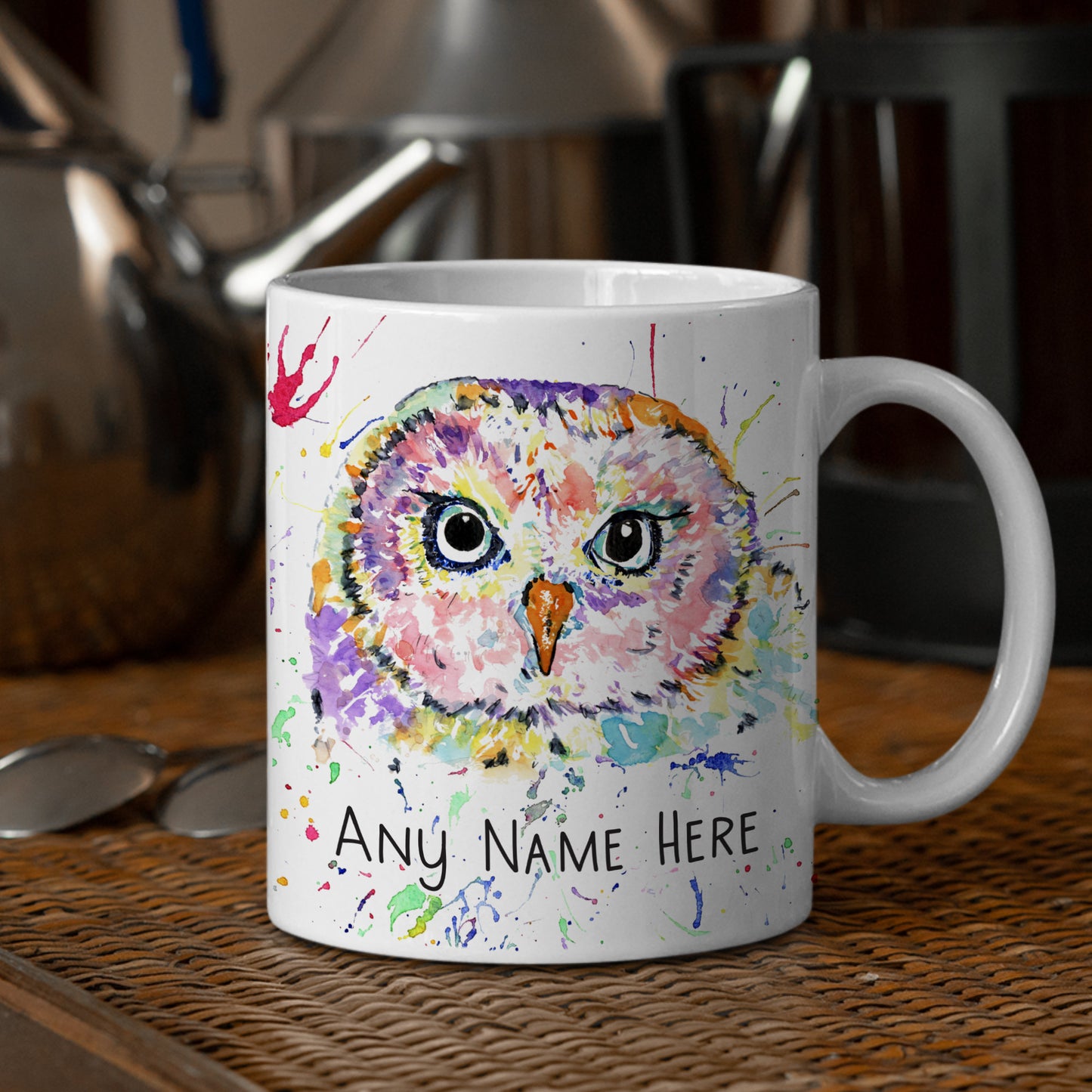 Personalised Owl Mug - Mug Gift for Wildlife Lover