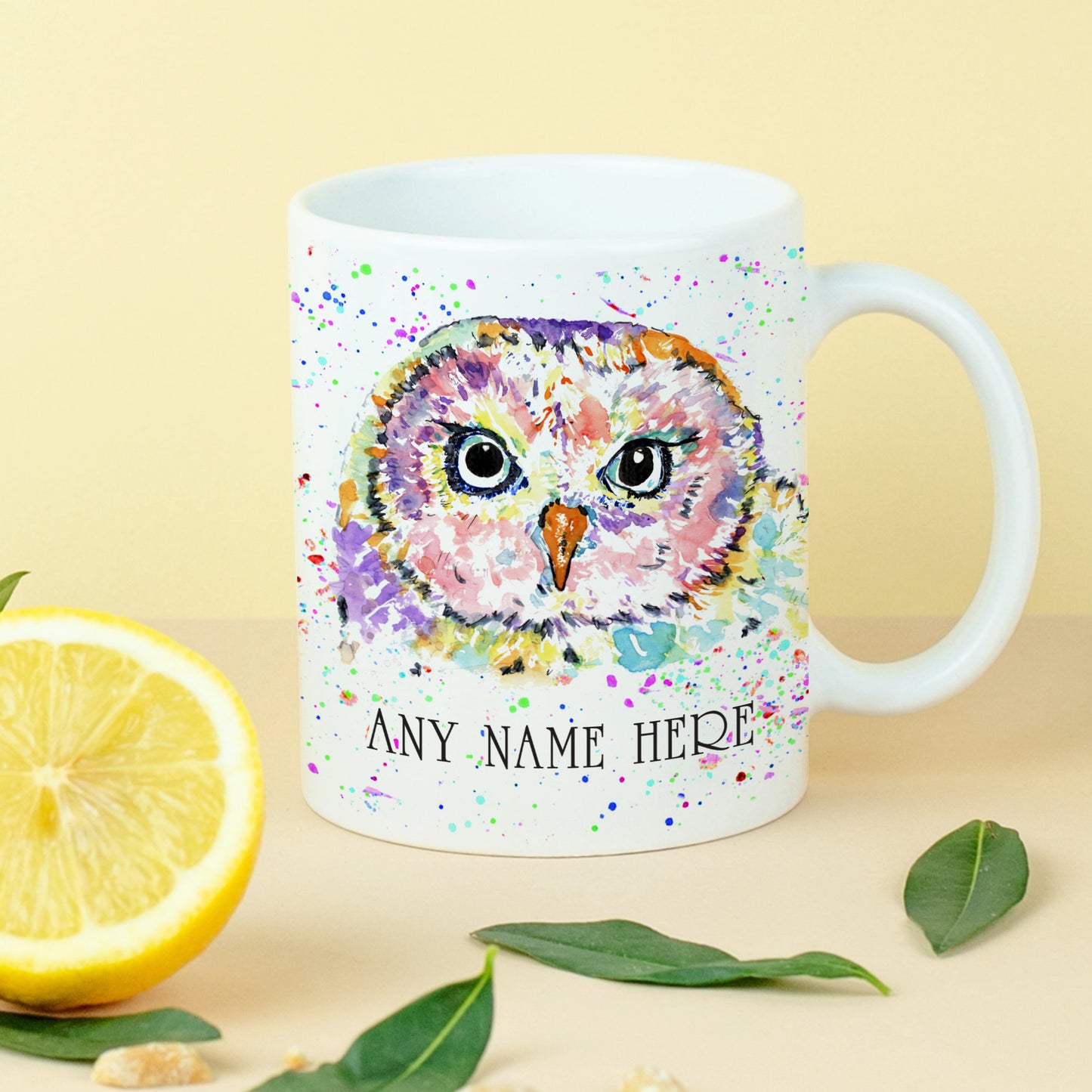 Personalised Owl Mug - Mug Gift for Wildlife Lover