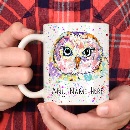 Personalised Owl Mug - Mug Gift for Wildlife Lover