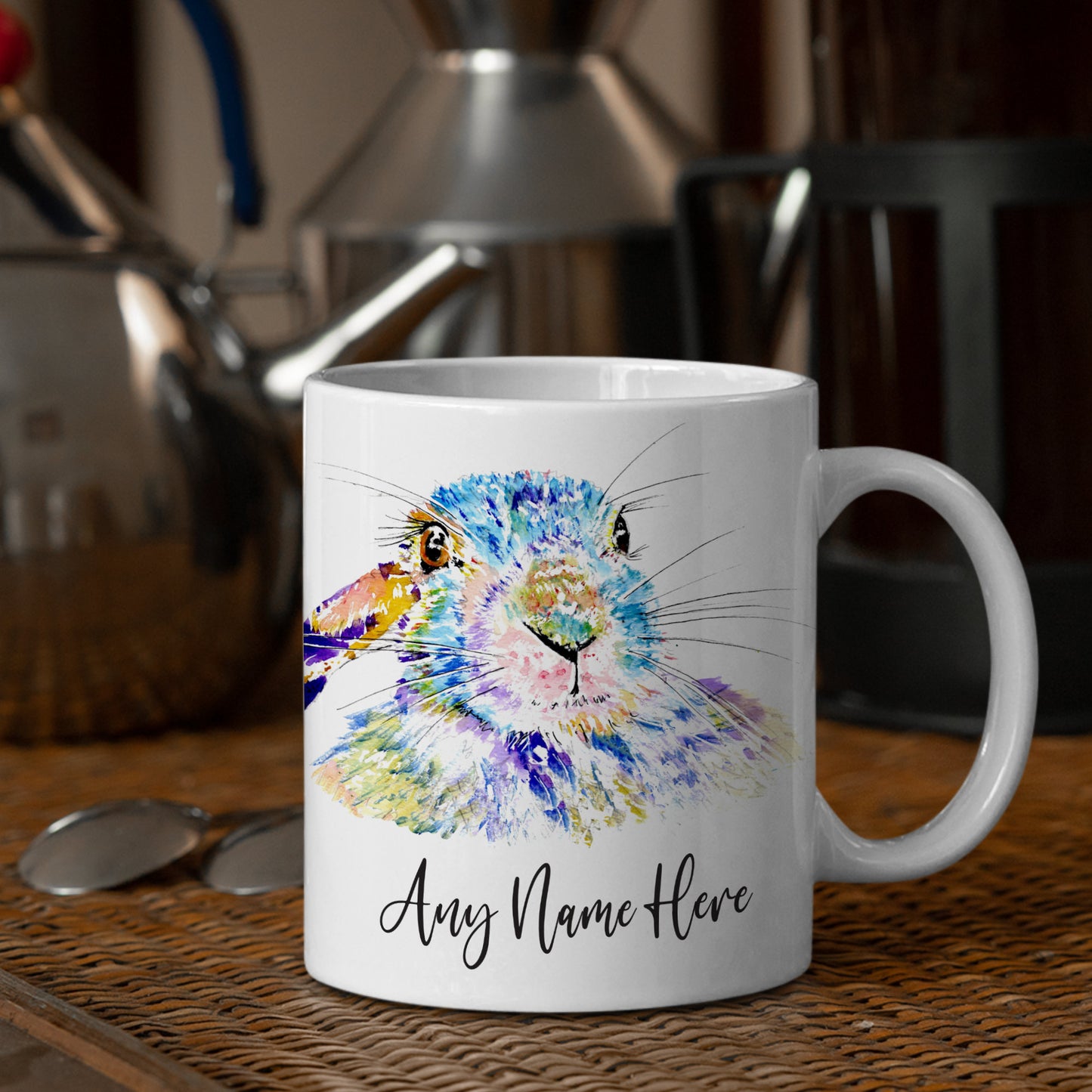 Personalised Rabbit Mug - Cute Bunny Mug for Animal Lover