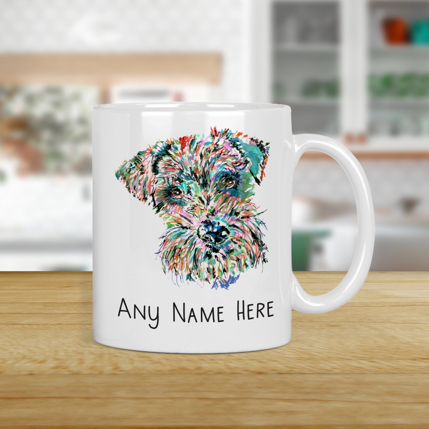 Schnauzer Mug - Personalised Schnauzer Mug for Dog Lover