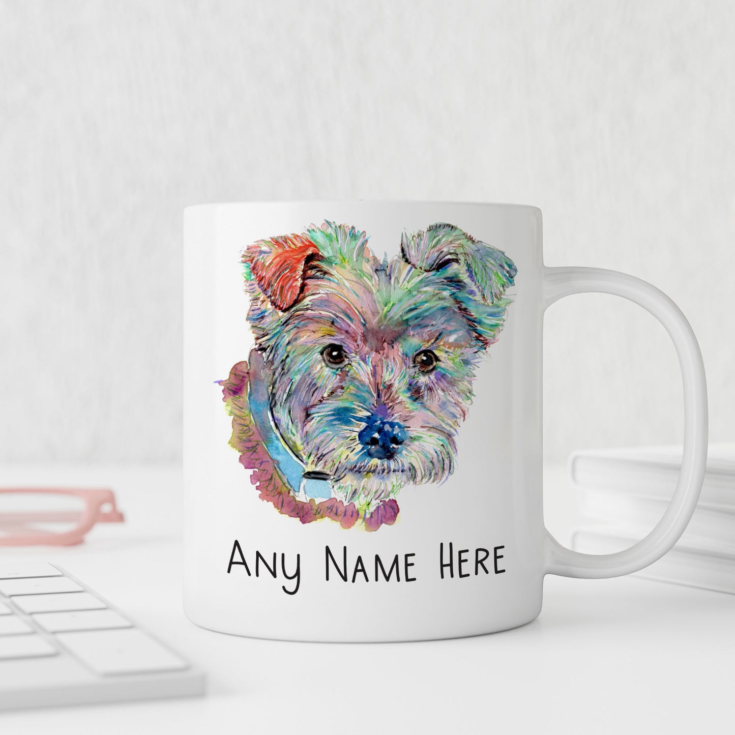 Personalised Terrier Mug - Yorkie Mug Gift for Dog Lover