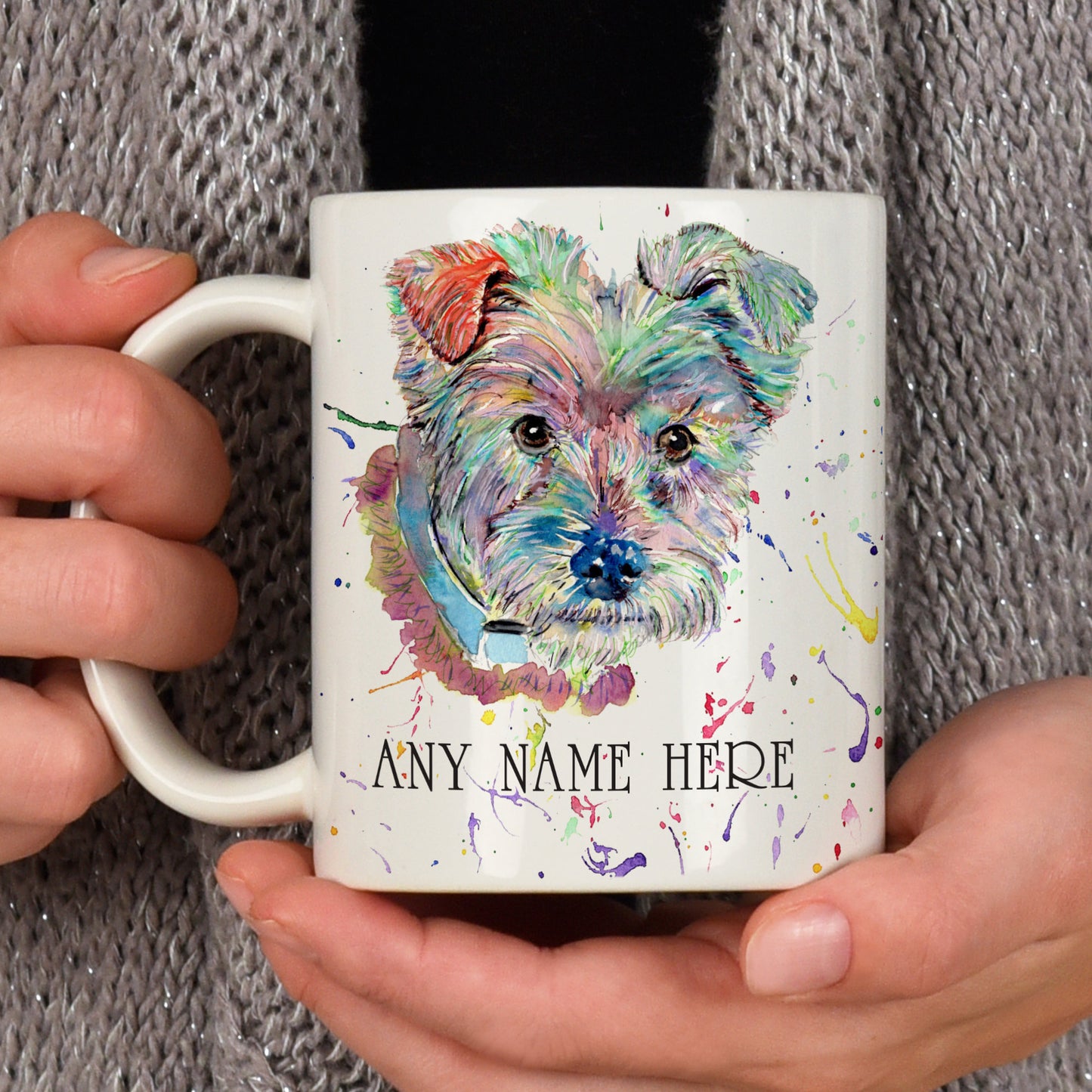 Personalised Terrier Mug - Yorkie Mug Gift for Dog Lover