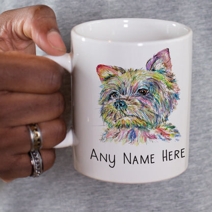 Personalised Yorkshire Terrier Mug - Yorkie Mug Gift for Dog Lover