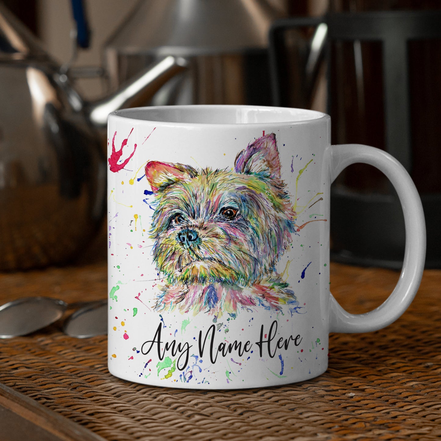 Personalised Yorkshire Terrier Mug - Yorkie Mug Gift for Dog Lover