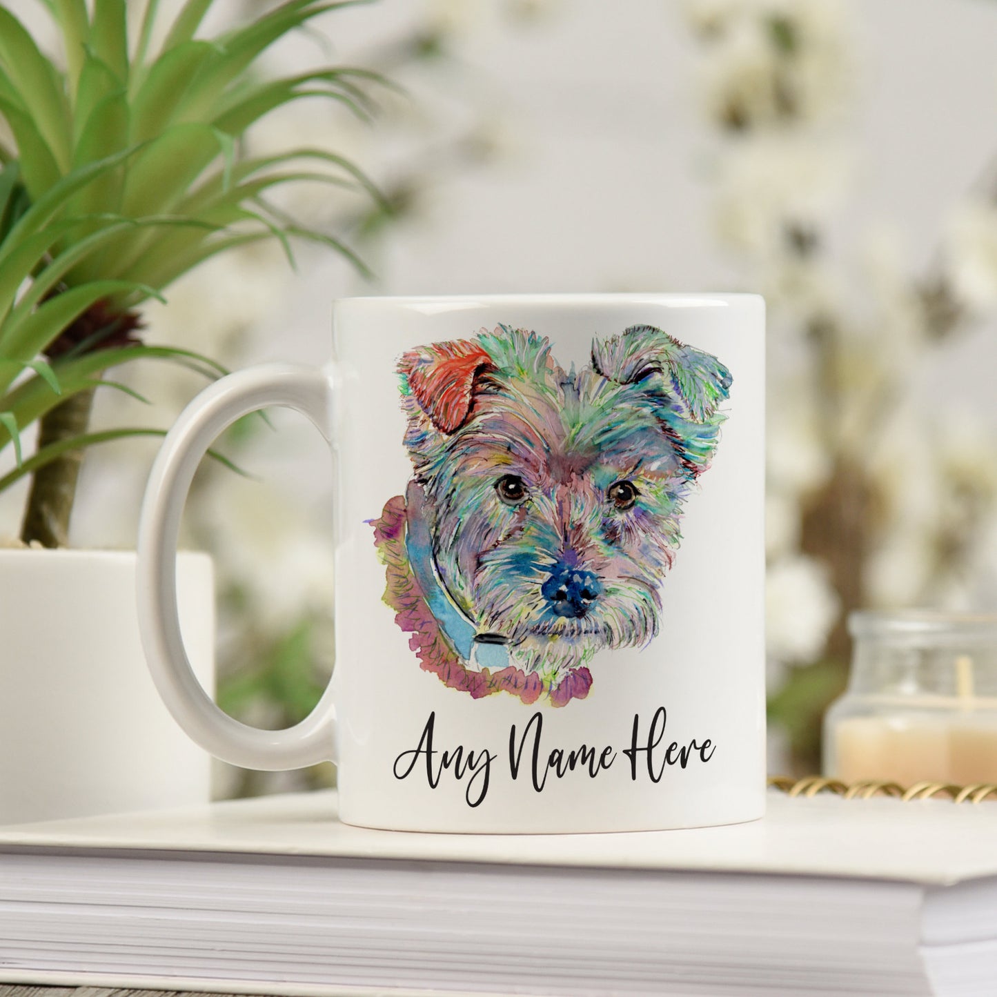 Personalised Terrier Mug - Yorkie Mug Gift for Dog Lover