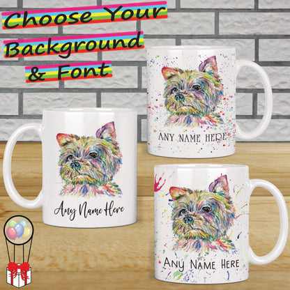 Personalised Yorkshire Terrier Mug - Yorkie Mug Gift for Dog Lover