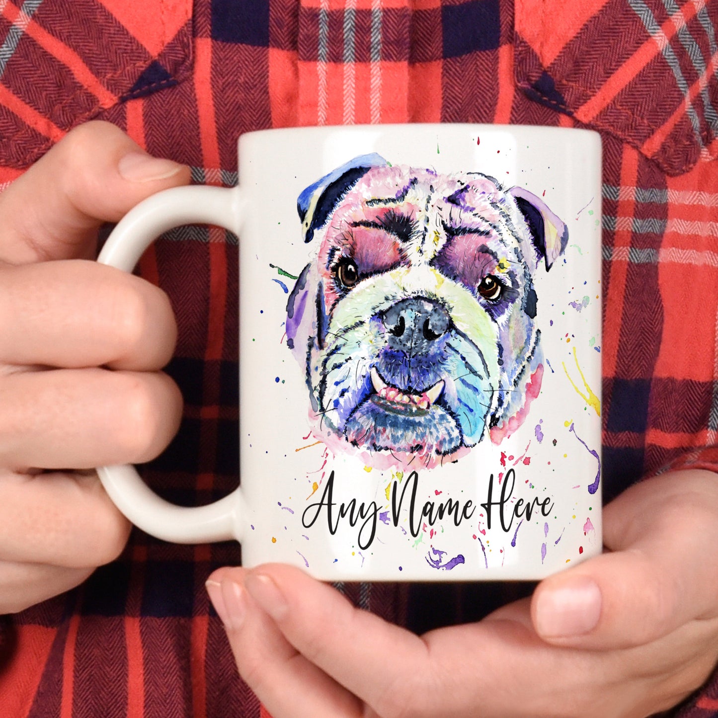 Personalised Bulldog Mug - Custom Mug for British Bulldog Lover