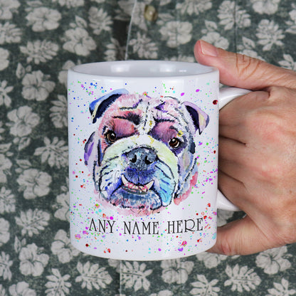 Personalised Bulldog Mug - Custom Mug for British Bulldog Lover