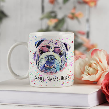 Personalised Bulldog Mug - Custom Mug for British Bulldog Lover