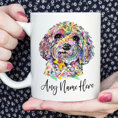 Cockapoo Personalised Cavapoo Mug - Custom Mug for Cavoodle Lover