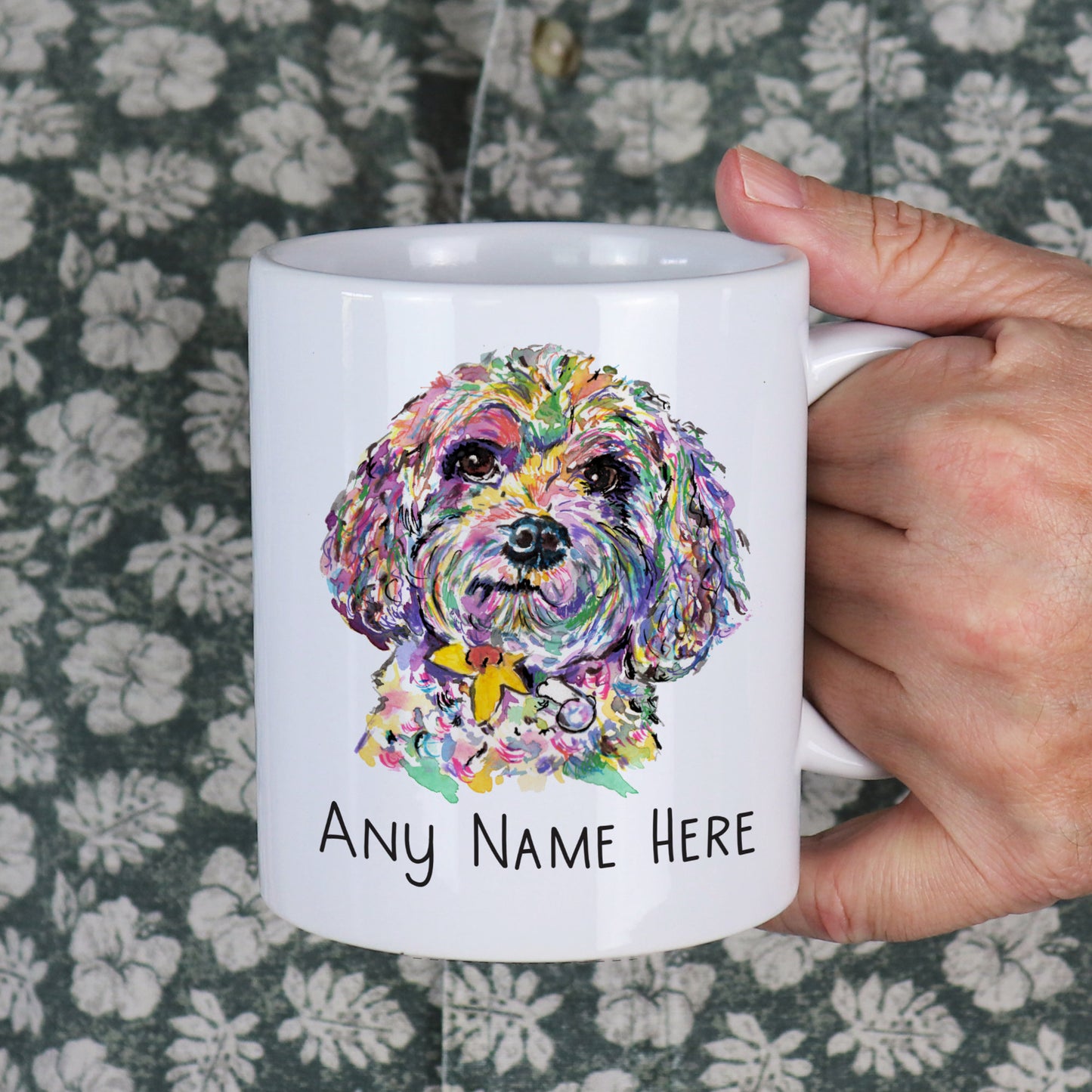 Cockapoo Personalised Cavapoo Mug - Custom Mug for Cavoodle Lover