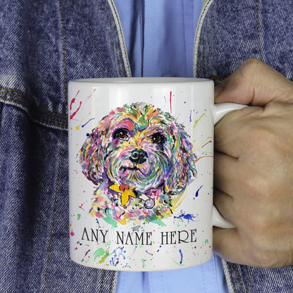 Cockapoo Personalised Cavapoo Mug - Custom Mug for Cavoodle Lover