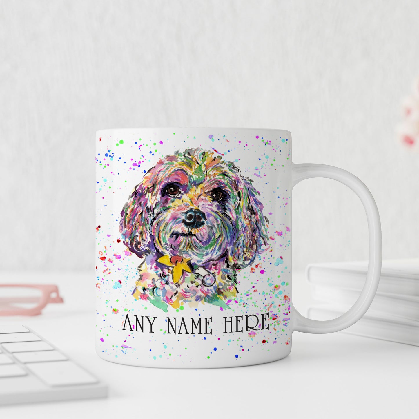 Cockapoo Personalised Cavapoo Mug - Custom Mug for Cavoodle Lover